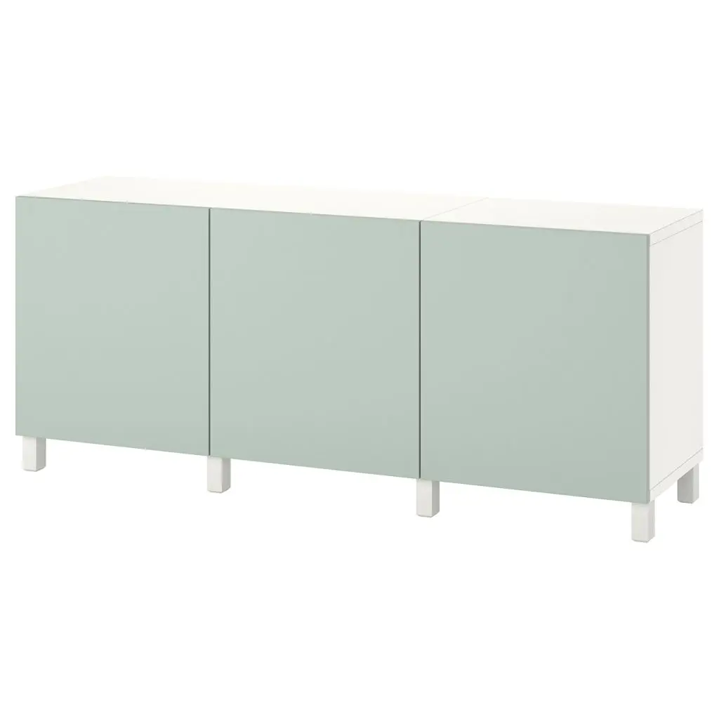 Белый/ХЁРТВИКЕН/СТУББ бледный серо-зеленый