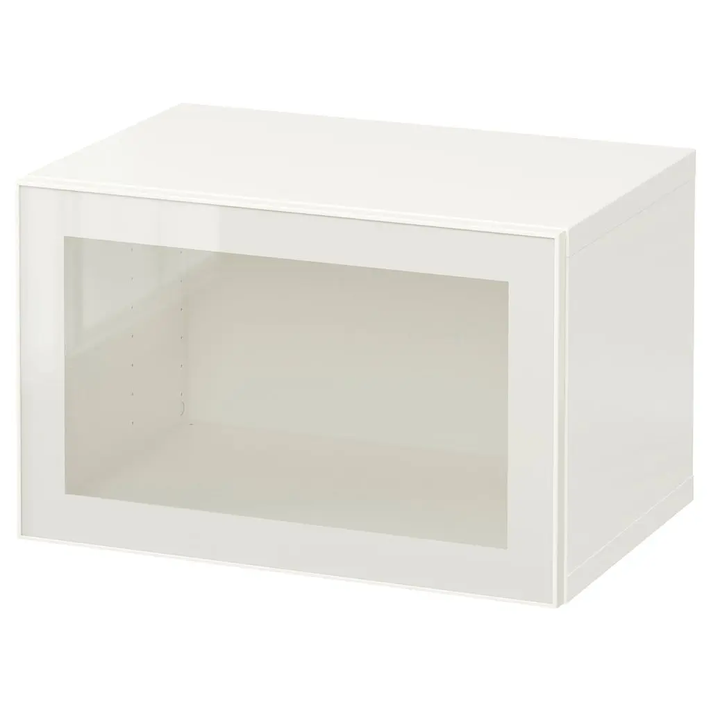 Белый/Глассвик белый/прозрачное стекло