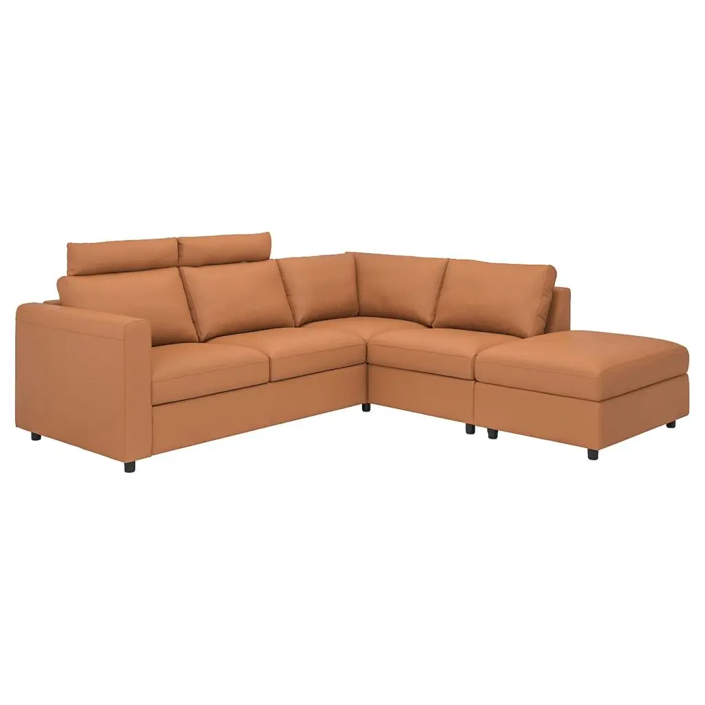 С открытым торцом с подголовниками/Гранн/Бумстад золотисто-коричневый