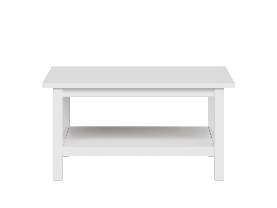 Стол журнальный Кантри, массив сосны, цвет белый — изображение 2