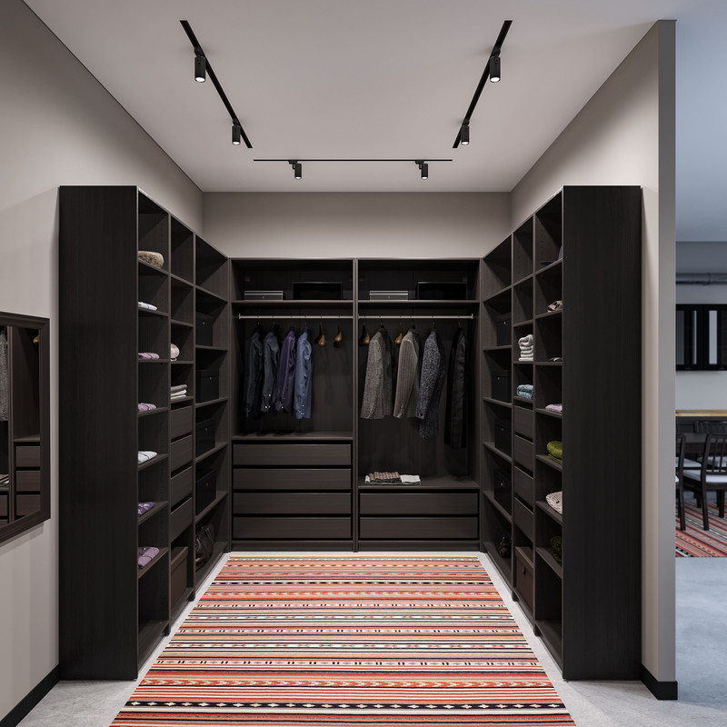 Полка МАКС в узкий двухдверный шкаф, цвет Дуб Венге — изображение 4