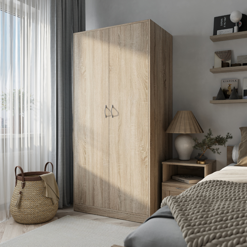 Шкаф ОРИОН двухдверный, цвет Дуб Сонома — изображение 4