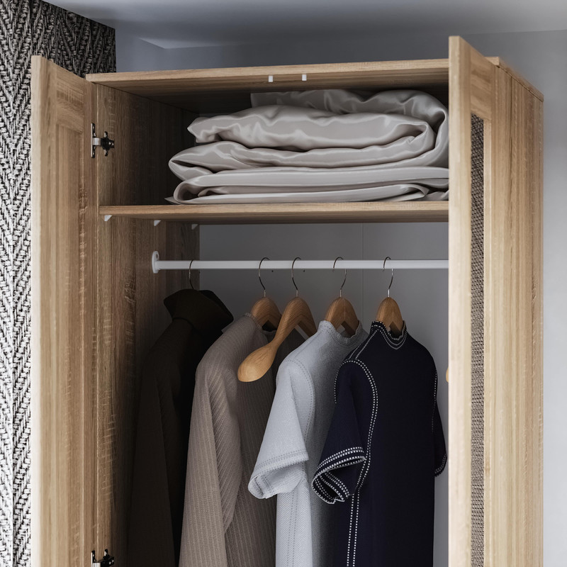 Полка СИРИУС для шкафа, цвет Дуб Сонома — изображение 4